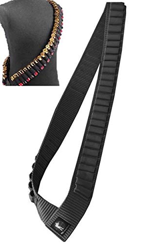 Tactical Pro Sports Shotgun Shell Bandolier/56 Rounds (Army Black)