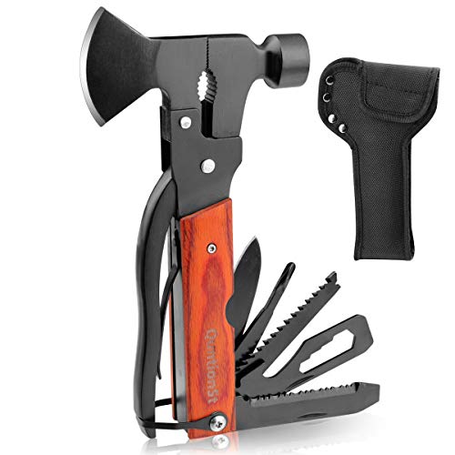 Camping Axe Multitool, Survival Gear MultiTool Hammer,Travelling