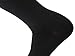 Fitliva Black Tube Socks Bulk Socks for Women Men Baseball Team Uniform Sports Socks (12pairs-Black)