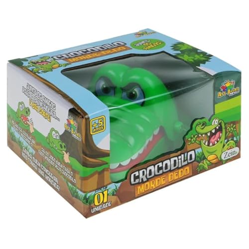 Jogo Dentista Crocodilo Morde Dedo Brinquedo Infantil Interativo para Crianças 3+ Anos
