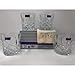 Marquis by Waterford Markham Double Old Fashioned Glasses, Set of 4, includes an Ava & Lucy Microfiber Cloth