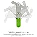 LINGSFIRE Handheld Fan Mini USB Portable Fan Rechargeable Personal Fan Desktop Fan Outdoor Fan for Home and Travel - USB Powered, 2 Speeds Pocket Fan (Green)