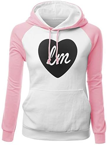 Streetwear Women's Hoodies Print Little Mix Love Heart Sweatshirts Autumn Winter Fleece Raglan Hoody Harajuku