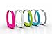 Three Legs 5 Pack Mini Short Flat Bracelet Charging Data Cable Cord compatible with iPhone 6+/6/5S/5, iPad mini 4th, iPod touch 5, nano 7 - 0.72 ft (8.66 Inch)