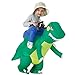YEAHBEER Inflatable Dinosaur Costume for Kids,T-Rex Fancy Dress Halloween Blow up Costumes Kids Dinosaur Costume,Blow up T-Rex Funny Fancy Inflatable Costume for Halloween Dress(Green)