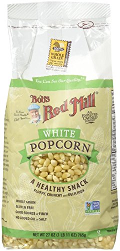 One 27 oz Bag (765 g) Bob's Red Mill Premium Quality White Popcorn