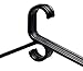 Made in USA Super Heavy Duty Plastic Clothes Hangers Bulk, 20 30 50 100 Pack Available, Strong Plastic Hangers, Plastic Coat Hangers, Plastic Hanger for Closet and Clothing Hangars (36pk Black)