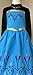 Cokos Box Elsa Coronation Dress Costume Cape Gloves Tiara Crown (6 Years, Blue)