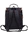 Aidonger Unisex Vintage Canvas Casual Backpack (Black)