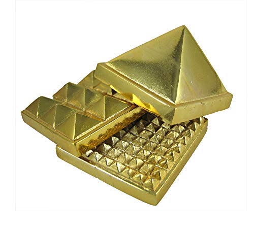 Petrichor Vastu Pyramid (Multi-Layered) Vastu Home Decoration Gifts - (Brass, 1 pc)