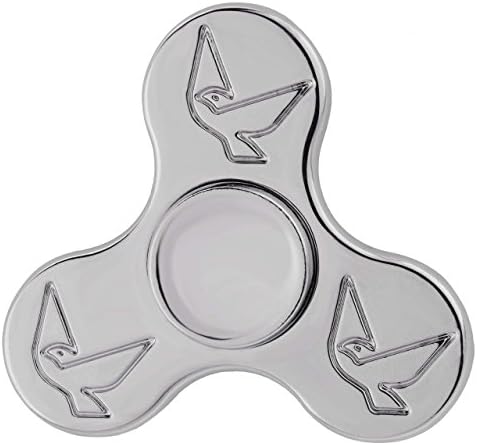 Silver Eagle Fidget Spinner Zinc Alloy EDC 4-7 Minute Quiet Spin