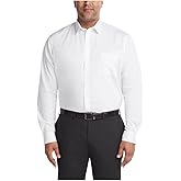 Van Heusen Mens Tall Fit Dress Shirt Ultra Wrinkle Free Flex Collar Stretch (Big and Tall)