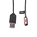 TUSITA [2-Pack] Charger for Pebble Steel 2nd - USB Charging Cable 150cm - Smartwatch Accessories