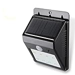 STOGA 8 LED Solar Lights Outdoor Garden Pathway String Waterproof Motion Activation Solar LED Light Wireless Brightness Auto On Off Lights