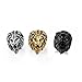 COPAUL Jewelry Punk Rock Men's Stainless Steel Rings, Animal Style