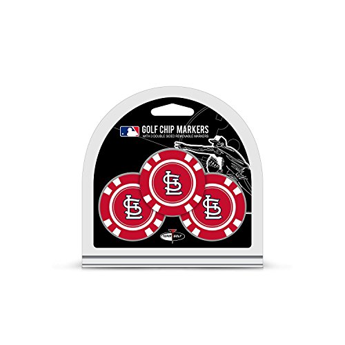 MLB St Louis Cardinals 3 Pack Golf Chip Ball Markers