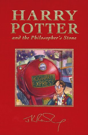 By J.K. Rowling Harry Potter and the Philosopher's Stone, Deluxe British Edition (1st First Edition) [Hardcover]