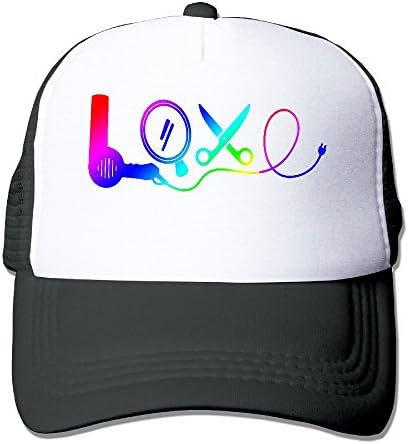 MarthaStill Love Hairdresser Hairstylist Cut Mesh Adjustable Trucker Baseball Hat