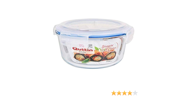 Quttin Fiambrera Redonda con Tapa Hermetico 205Cm ...