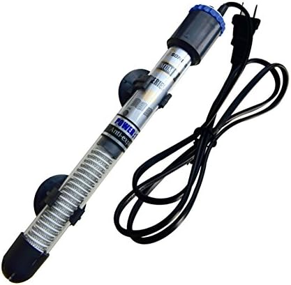 Songjoy Glass Submersible Aquarium Heater Of 100W for Tropical Fish with Suction Cup, White