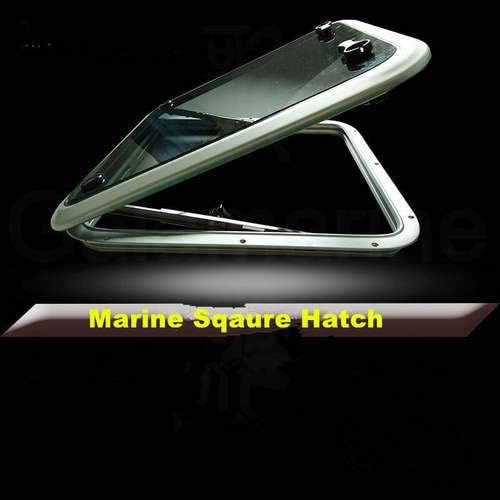 Galamarine Aluminum Boat Deck Hatch Vent with Trim Ring 24.6" x 24.6" BR 625x625