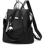 Gazigo Backpack for Women, Nylon Travel Backpack Purse Black  display picture 2