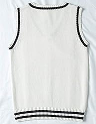 Gihuo Women's V Neck Trendy Sweater Vest Cable Knit