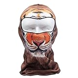 Camtoa Motorcycle Cycling Face Mask Breathable Anti Uv Face Mask Headgear Hats Lycra Balaclava Full Face Mask Neck Hood Animal Styles for Outdoor Sports Skiing Climbing 04