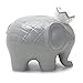 Child to Cherish Ceramic Coco Elephant Piggy Bank, Gray