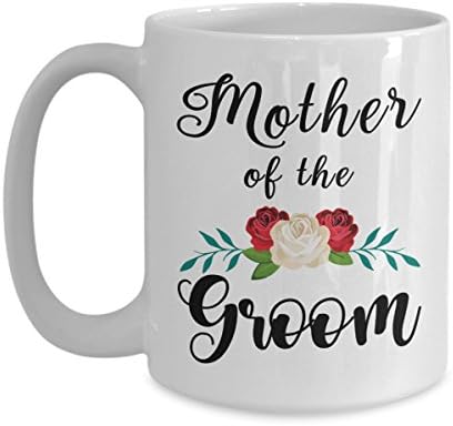Wedding Gift Ideas - Mother Of The Groom Coffee Mug - Engagement Gift - 11-15 oz Large Novelty Cozy C-Shape Handle Tea Cup - Perfect Gift For Bride's Mom, Groom's Mother - Parents Present Mug
