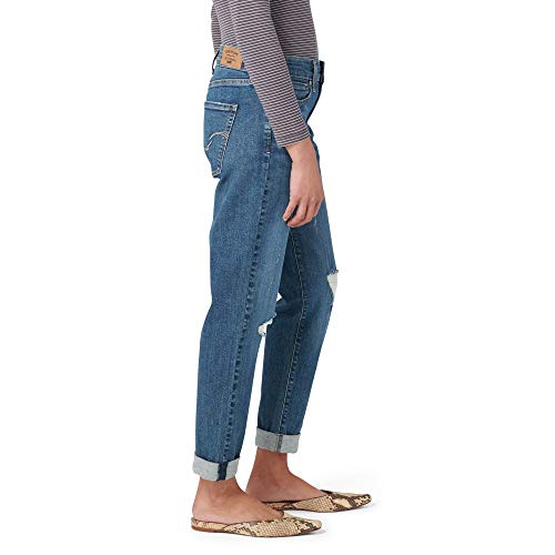 levi's mid rise boyfriend jeans