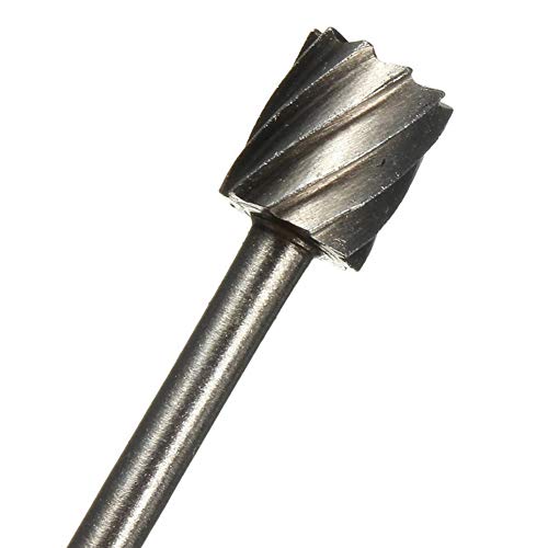 DierCosy 6Pcs/Lot Rotary Tool HSS Wood Milling Burr Milling Cutter Set Dremel Rasp File Accessories Drill Special Block Rotary Burr Set Household Products