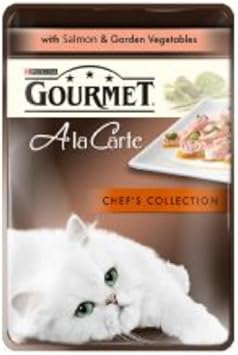 gourmet a la carte cat food