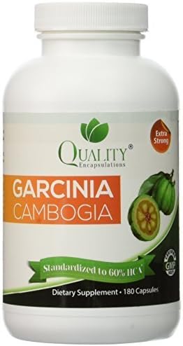 Quality Encapsulations Garcinia Cambogia Extract with HCA Dietary Supplements, 180 Capsules