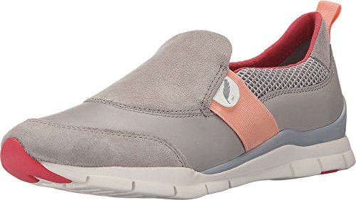 Geox women s d sukie fashion sneaker, light grey, 42 eu…