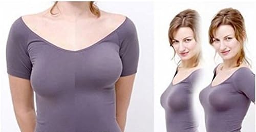 20 PCS Breast Lift Push It Up Bust Shaper Bra - Strapless Nippleless Tape Adhesive