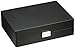 WOLF 99505 Heritage 4 Piece Watch Box with Valet, Black