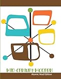 Mid-Century Modern Atomic Mod Edition: Blank Lined Journal by FruitFlyPie Books