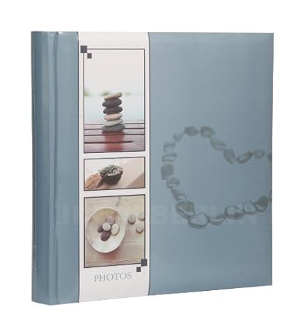 Wellness Fotoalbum 30x30 100 Seiten Buchalbum Jumbo: Farbe: Blau