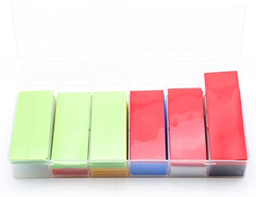 280pcs 8 color 29.5mm PVC Heat Shrink Tube for 18650 Battery with Storage Box Assorted Tube Wiring Wrap Tubing Assortment Electrical Cable Sleeve Set - For Car Automotive, Household Application