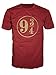 Harry Potter 9 3/4 Mens Red T-Shirt (Medium)