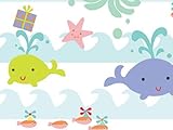 SEA BABIES Baby Girl or Boy Gift Wrap Wrapping Paper 16 Foot Roll