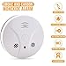 3 Pack Combination Photoelectric Smoke Alarm and Carbon Monoxide Detector Digital Display, Protect Your Home from Fire and Gas Leaks, Battery Operated