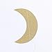 ZOOYOO Glitter Paper Garland Moon and Stars Ornaments,for a Variety of Activities and Party Supplies.10ft-2pcs-Gold/White