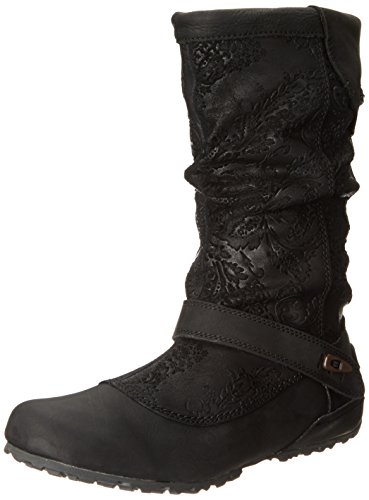 Merrell Women's Haven Pull Boot,Black,9 M US