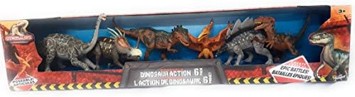 poseable dinosaur 6 pack