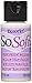 DecoArt DSF1-26 SoSoft Fabric Acrylics Paint, 1-Ounce, Transparent Medium
