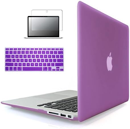 MacBook Pro 15 Case 2017 &amp; 2016 A1707,TOBSKBY Plastic Hard Case Shell Cover with Keyboard Cover &amp; Screen Protector Newest Macbook Pro 15 Inch with Touch Bar and Touch ID,Purple