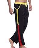 Showtime Men's Casual Loose Tri Color Pocketed Sports Pants With Drawstring