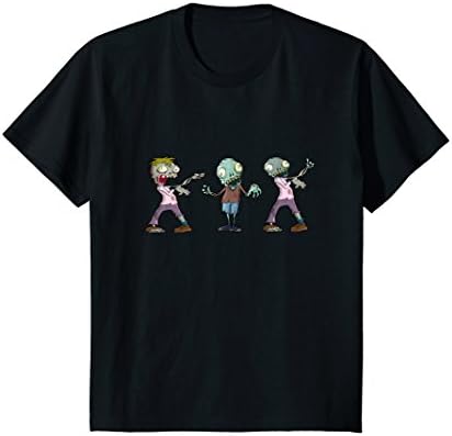 Kids Zombie Tee Shirt Kids Clothes 6 Black